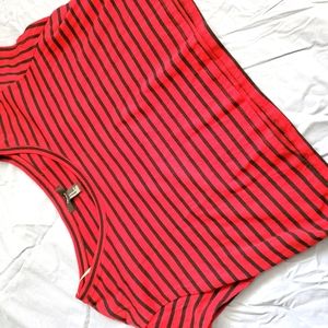 Forever 21 striped Crop Top